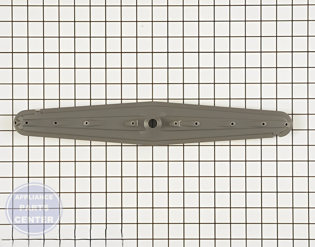 WHIRLPOOL SPRAY ARM WPW10082841 - Detailed view of wash arm and support assembly