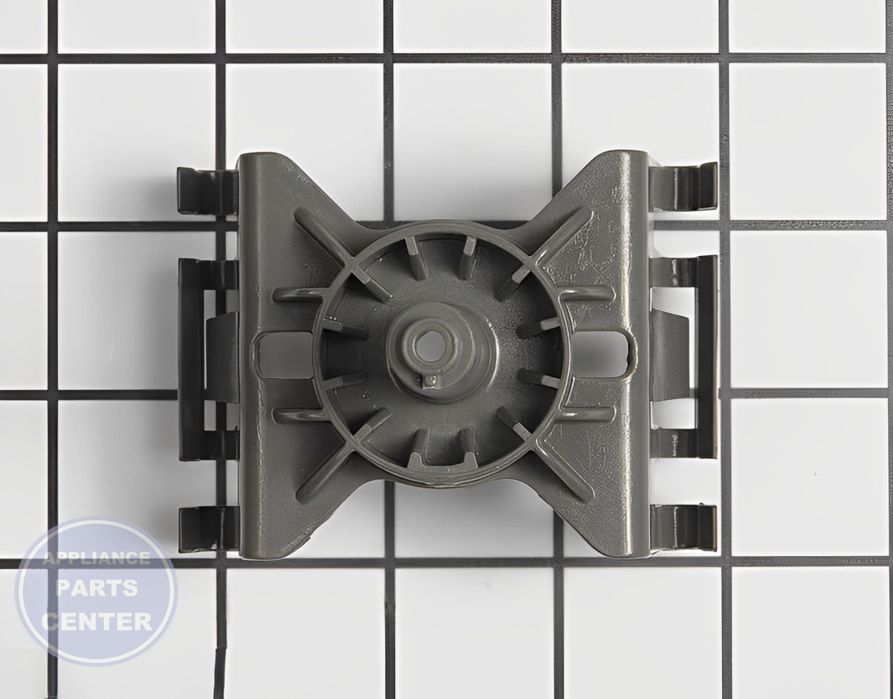 Center Wash Arm Support WPW10082867 - Detailed view of precise measurements for optimal fit
