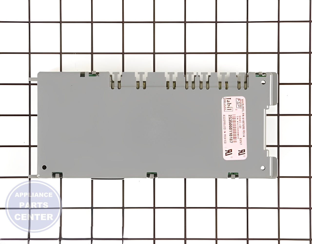 WHIRLPOOL DISHWASHER ELECTRONIC CONTROL BOARD WPW10084141 - Main view showing circuit board for various Whirlpool models