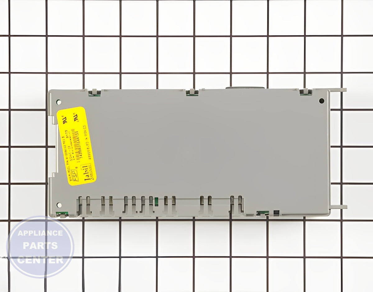 WHIRLPOOL DISHWASHER ELECTRONIC CONTROL BOARD WPW10084142 - Detailed view of electronic components