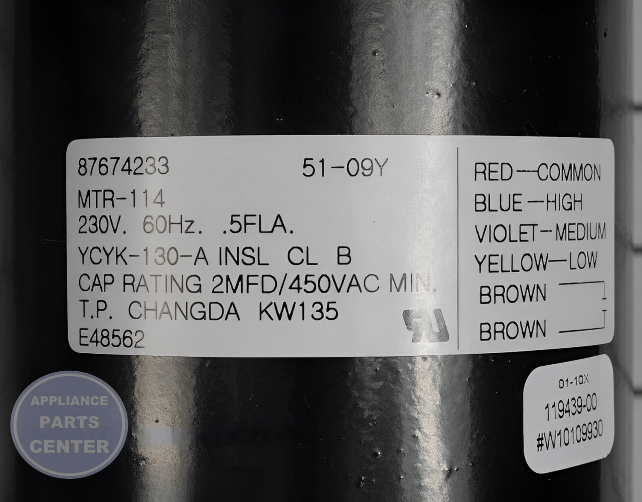 WPL OLD # 9760440 - Main view showing heavy-duty motor for WPL models