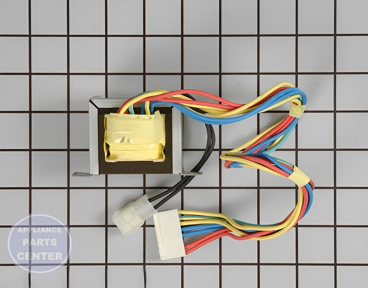 WHIRLPOOL TRANSFORMER WPW10111628 - Detailed view of high-quality transformer components