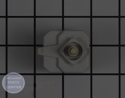 WHIRLPOOL DRYER START SWITCH WPW10117655 - Side view with precise measurements