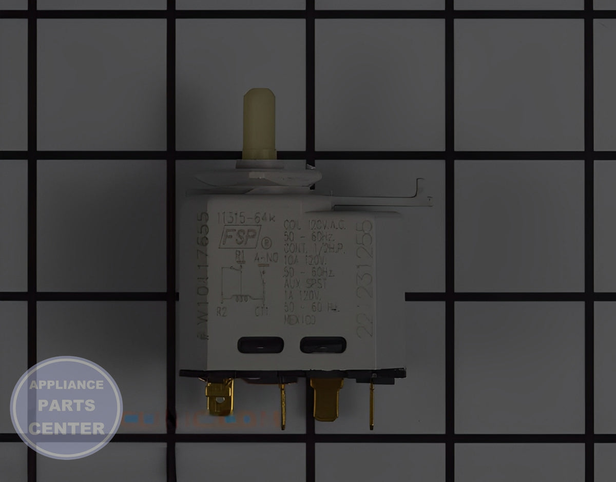 WHIRLPOOL DRYER START SWITCH WPW10117655 - Main view showing durable switch for WPL Dryers