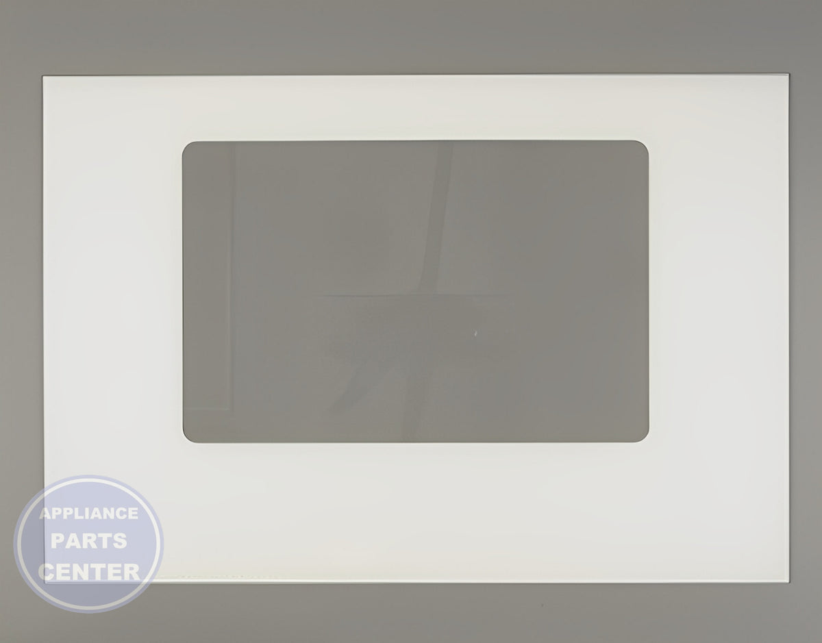 Amana Outer Door Glass WPW10118454 - Main view showing durable glass for various models