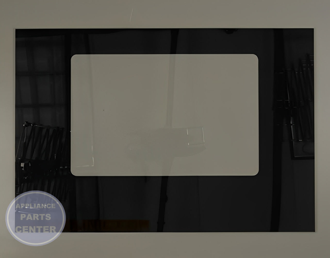 WHIRLPOOL DOOR GLASS ASSEMBLY WPW10118455 - Main view showing tight seal for various models