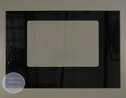 WHIRLPOOL DOOR GLASS ASSEMBLY WPW10118455 - Main view showing tight seal for various models