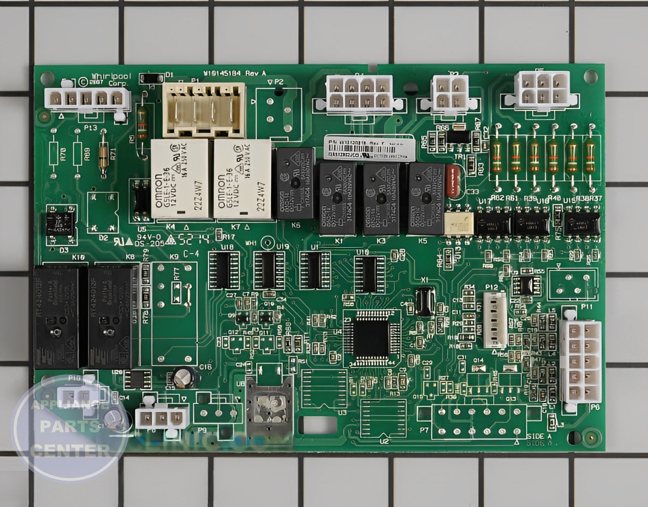 Control Board WPW10120818 - Detailed view of essential technical details