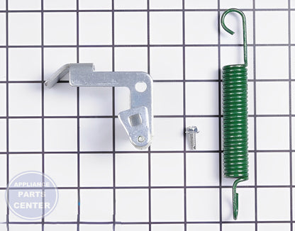 Whirlpool Refrigerator Extension WPW10121046 - Detailed view of sturdy hinge mechanism