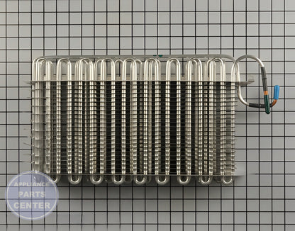 Evaporator WPW10122127 - Side view with precise measurements