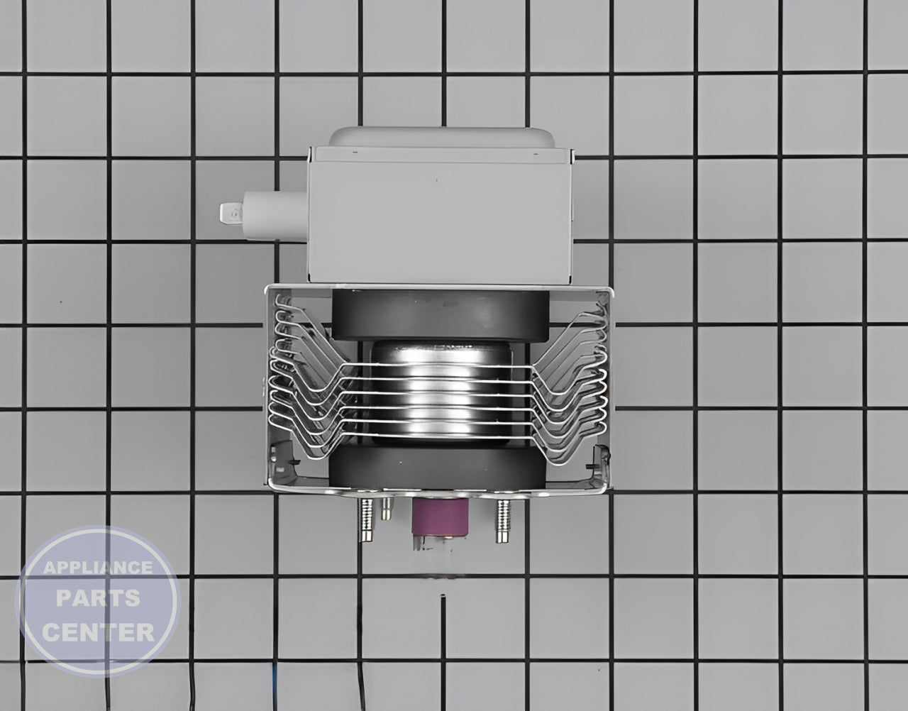Magnetron WPW10126786 - Side view with precise measurements and specifications