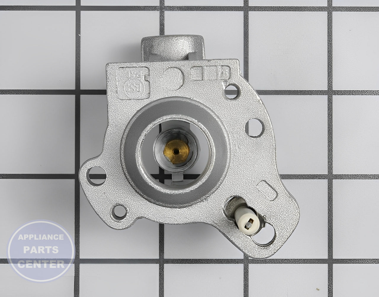 WHIRLPOOL ORIFICE HOLDER WPW10128450 - Main view showing gas burner control for WPL Range/Stove/Oven models