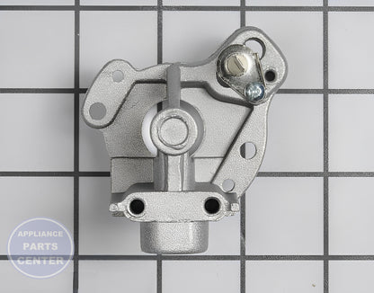 WHIRLPOOL ORIFICE HOLDER WPW10128450 - Side view with precise gas flow measurement