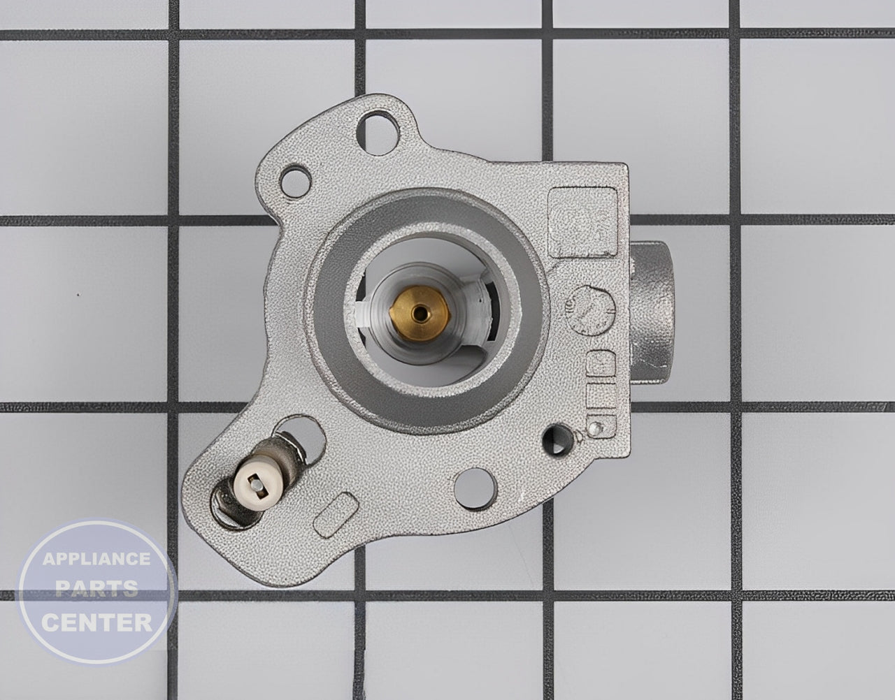 WHIRLPOOL ORIFICE HOLDER WPW10128451 - Main view showing gas flow control for WPL models