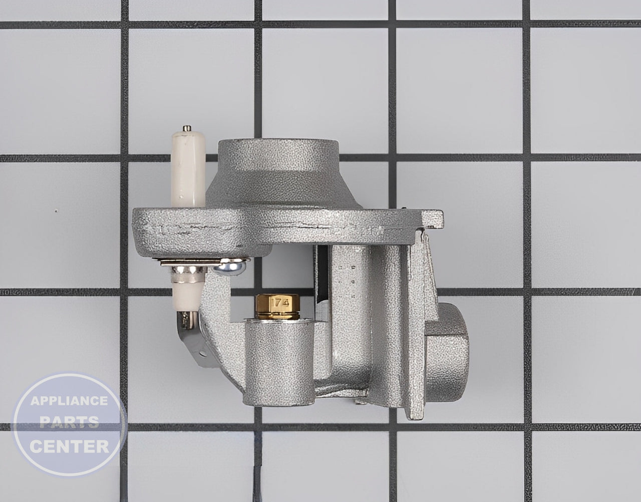 WHIRLPOOL ORIFICE HOLDER WPW10128451 - Detailed view of gas flow control mechanism