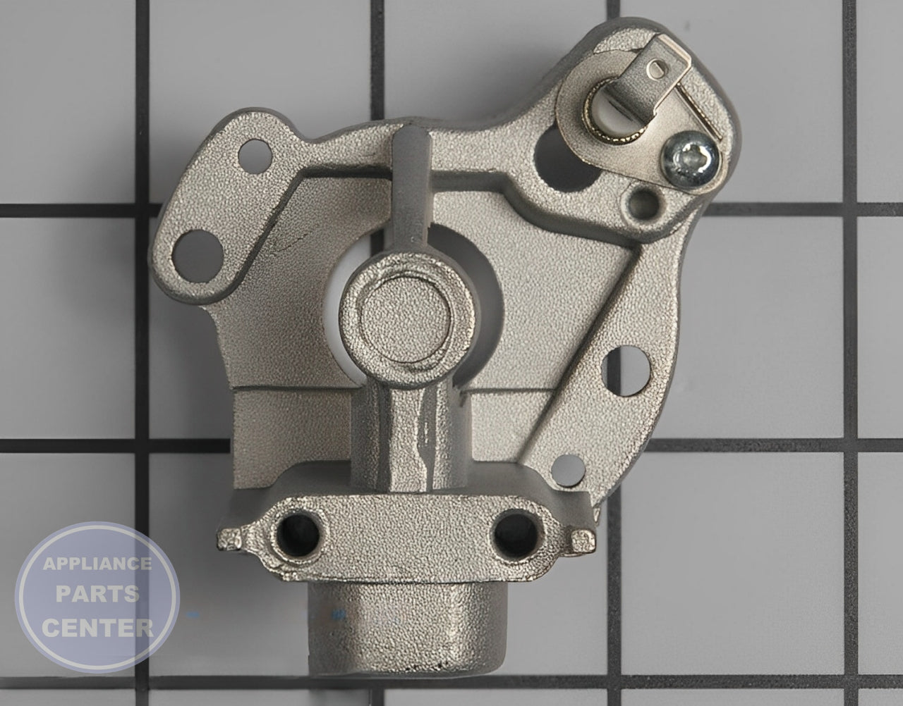 Surface Burner Orifice Holder WPW10128455 - Detailed view of gas flow control mechanism