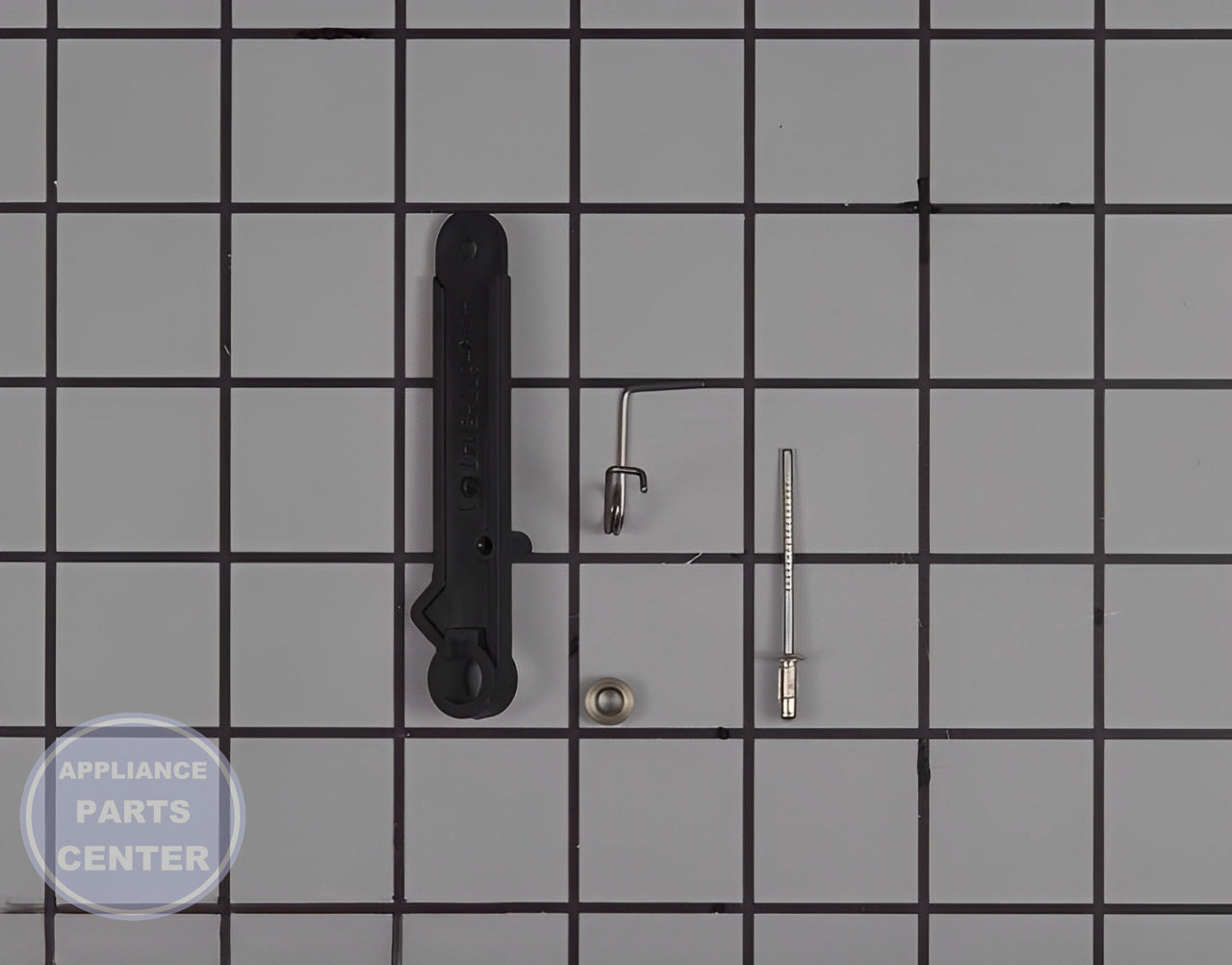 Whirlpool Microwave Arm WPW10128850 - Detailed view of hinge mechanism