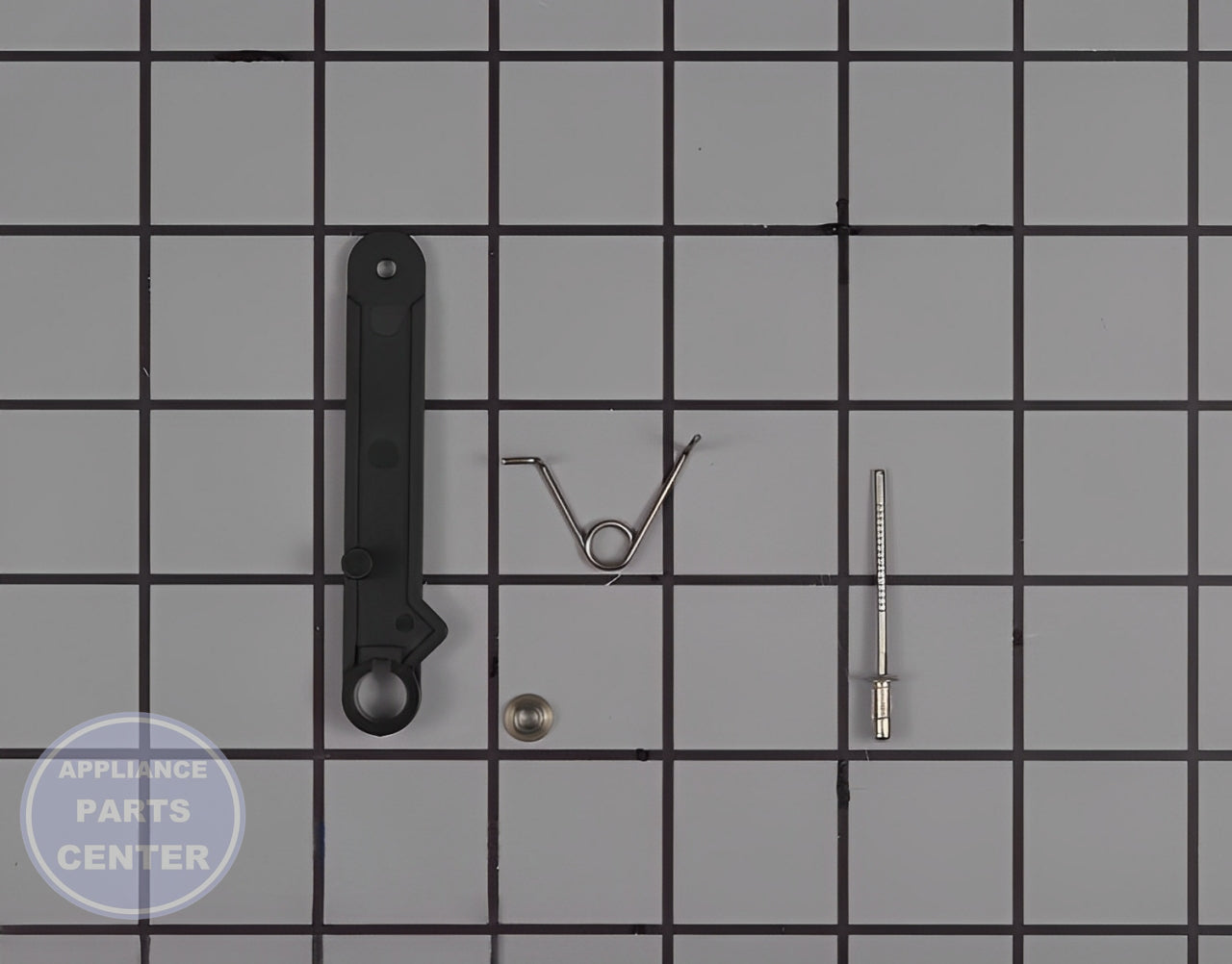Whirlpool Microwave Arm WPW10128850 - Main view showing hinge feature for specific models