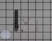 Whirlpool Microwave Arm WPW10128850 - Main view showing hinge feature for specific models