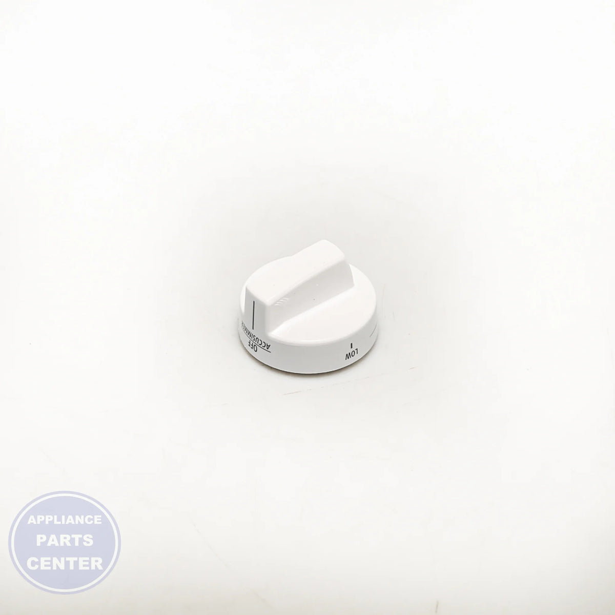 KNOB WPW10134130 - Side view with precise measurements