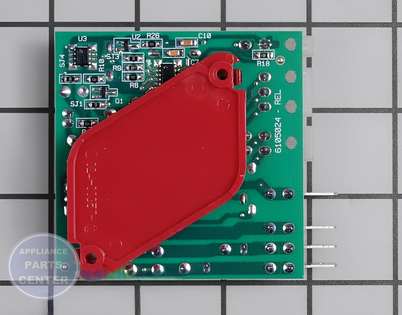 WHIRLPOOL REFRIGERATOR ELECTRONIC CONTROL BOARD WPW10135901 - Detailed view of circuit board & timer details