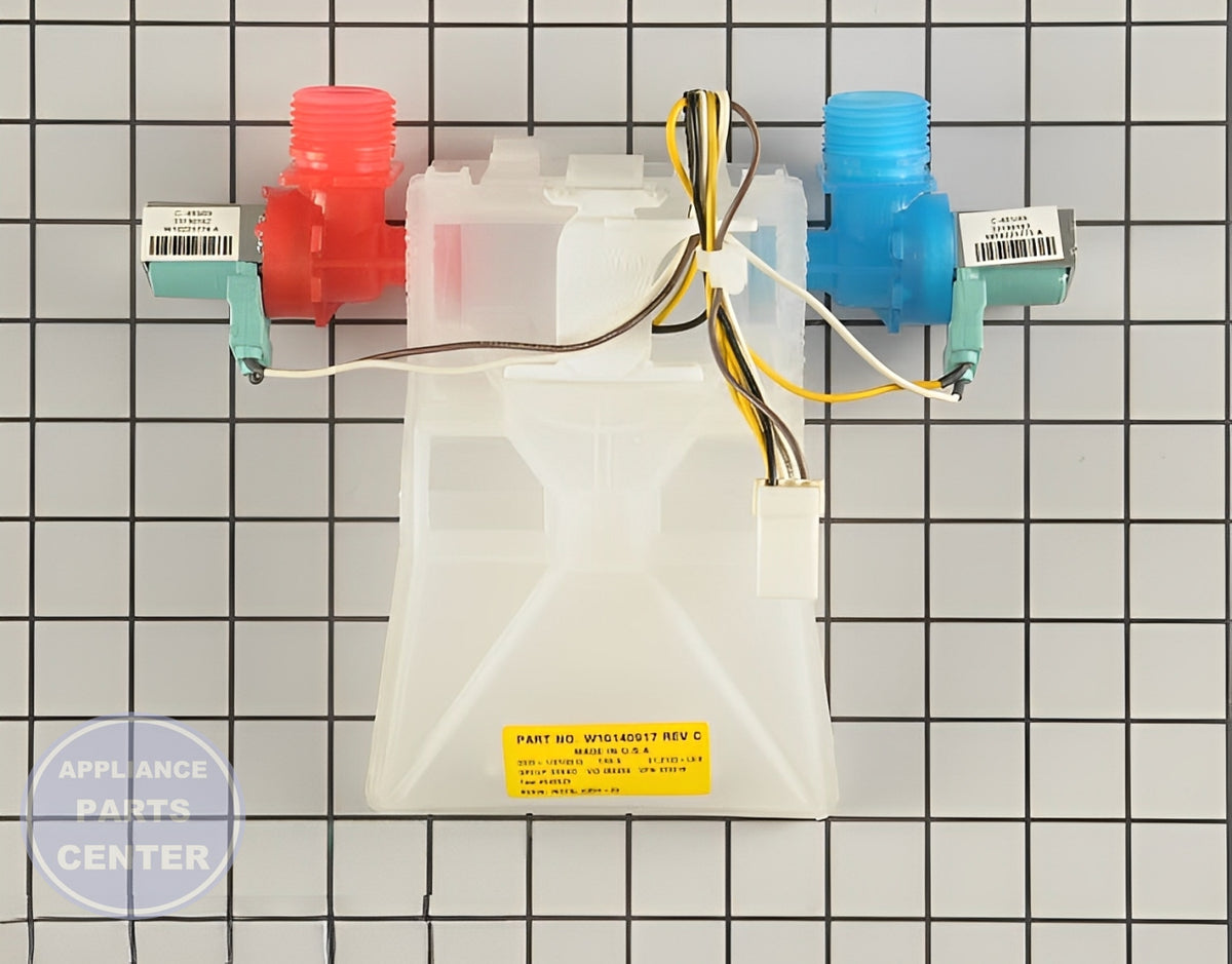 WHIRLPOOL VALVE WPW10140917 - Main view showing water control for WPL Washing Machines