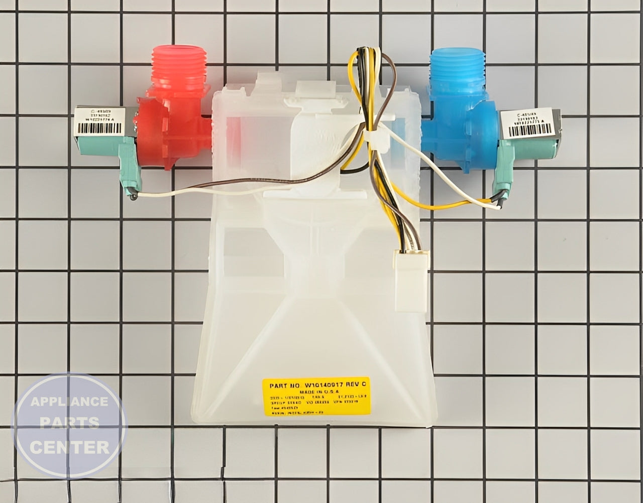 WHIRLPOOL VALVE WPW10140917 - Main view showing water control for WPL Washing Machines