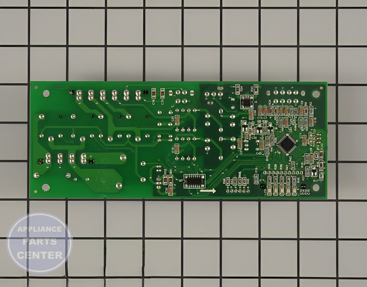 WHIRLPOOL REFRIGERATOR ELECTRONIC CONTROL BOARD WPW10141364 - Detailed view of electronic circuit details