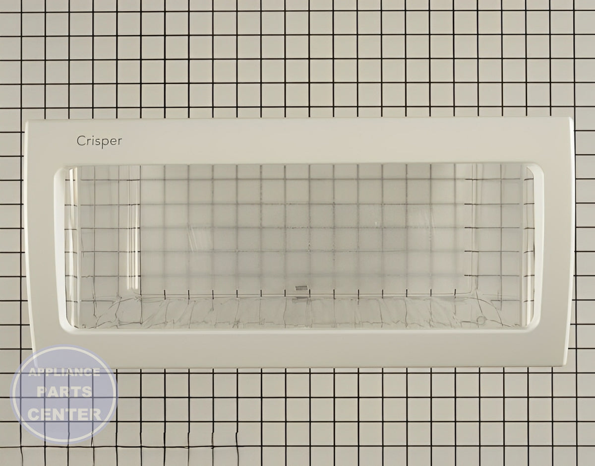 Crisper Drawer WPW10143396 - Side view with dimensions 16.5x14x7 inches