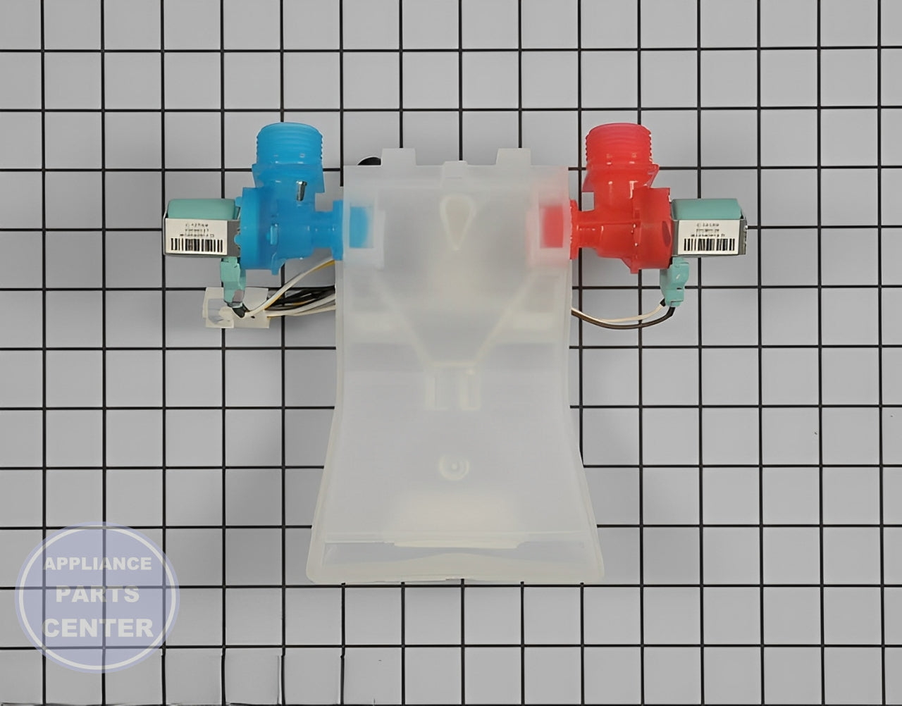 WHIRLPOOL WASHER WATER INLET VALVE WPW10144820 - Detailed view of valve & float assembly