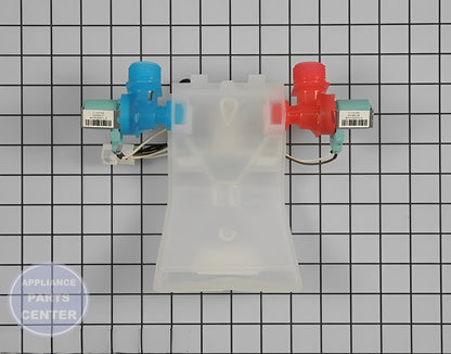 WHIRLPOOL WASHER WATER INLET VALVE WPW10144820 - Detailed view of valve & float assembly