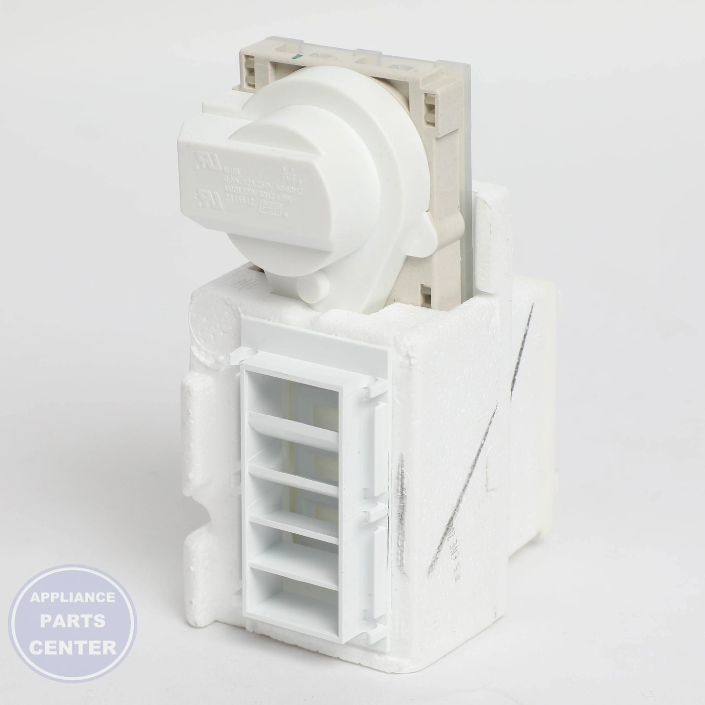 DIFFUSER WPW10151372 - Side view with precise measurements and specs