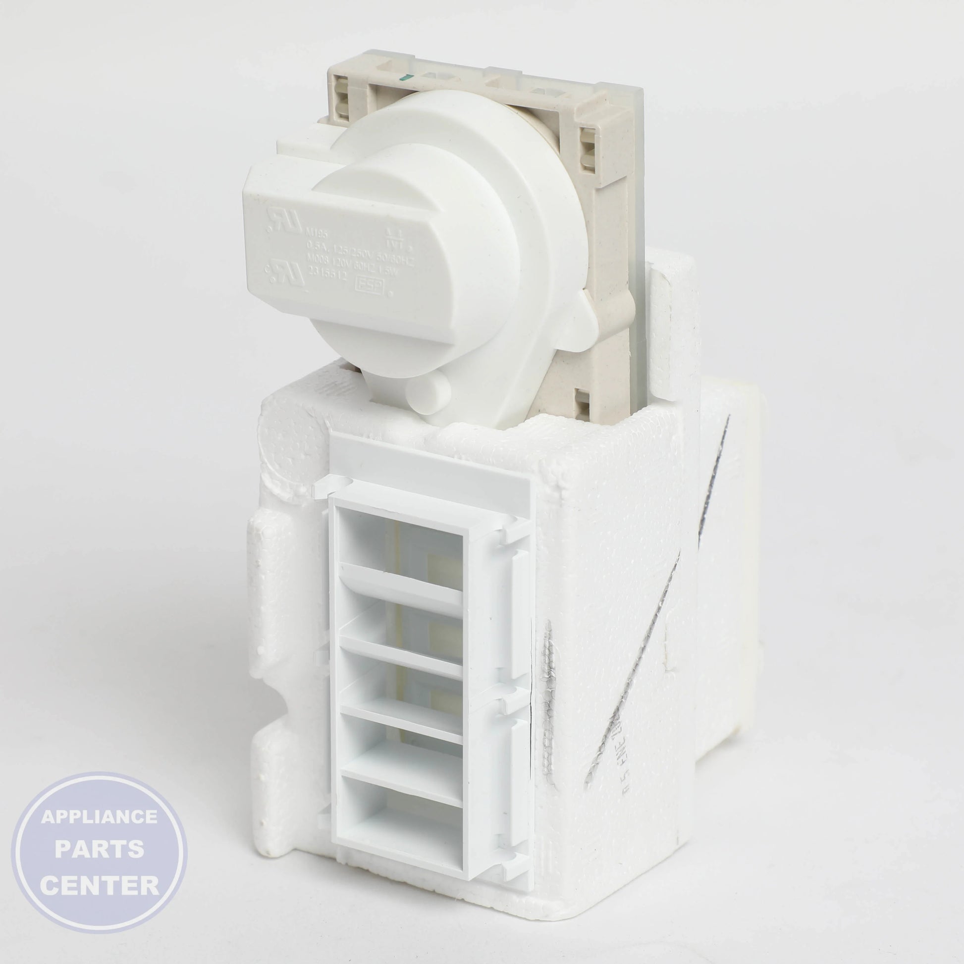 DIFFUSER WPW10151372 - Side view with precise measurements and specs