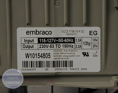 Whirlpool Refrigerator Inverter Box WPW10154805 - Detailed view of the Circuit Board & Timer