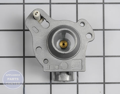 WHIRLPOOL Surface Burner Orifice Holder WPW10155786 - Main view showing gas flow efficiency for WPL Range/Stove/Oven models