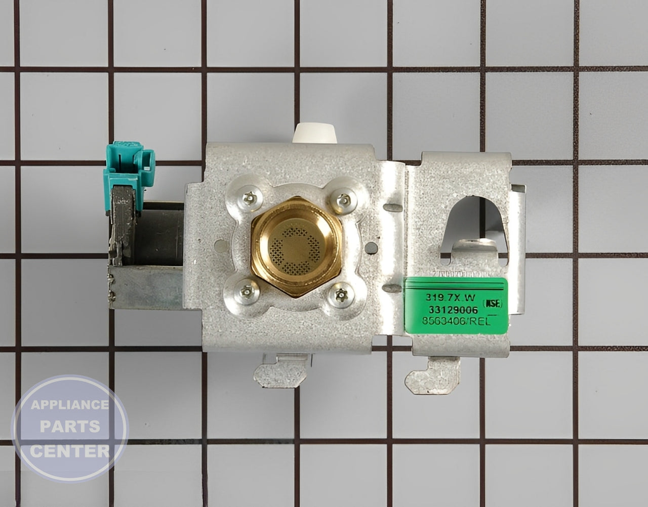WHIRLPOOL DISHWASHER INLET VALVE WPW10158389 - Detailed view of valve & float assembly