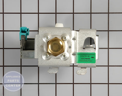 WHIRLPOOL DISHWASHER INLET VALVE WPW10158389 - Detailed view of valve & float assembly