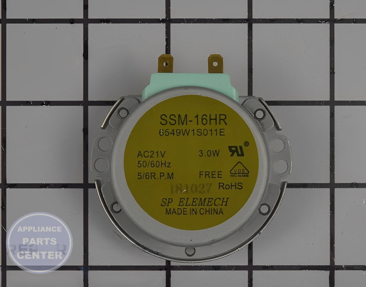 WHIRLPOOL MICROWAVE TURN MOTOR WPW10159107 - Main view showing smooth rotation for WPL Microwave