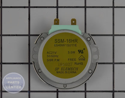 WHIRLPOOL MICROWAVE TURN MOTOR WPW10159107 - Main view showing smooth rotation for WPL Microwave