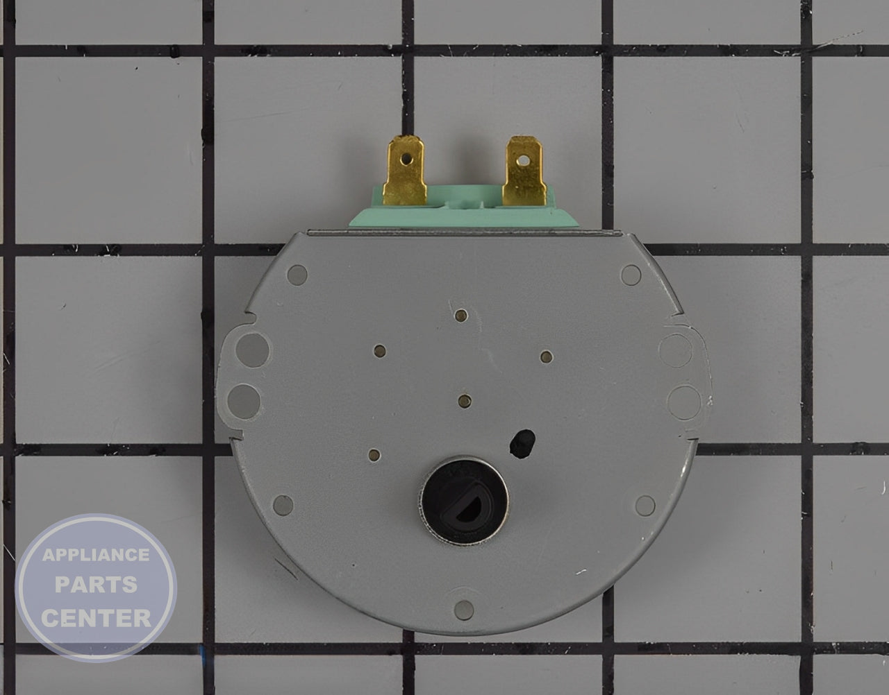 WHIRLPOOL MICROWAVE TURN MOTOR WPW10159107 - Detailed view of sturdy design