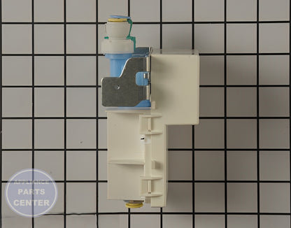 WHIRLPOOL REFRIGERATOR INLET VALVE WPW10159842 - Side view with precise measurements