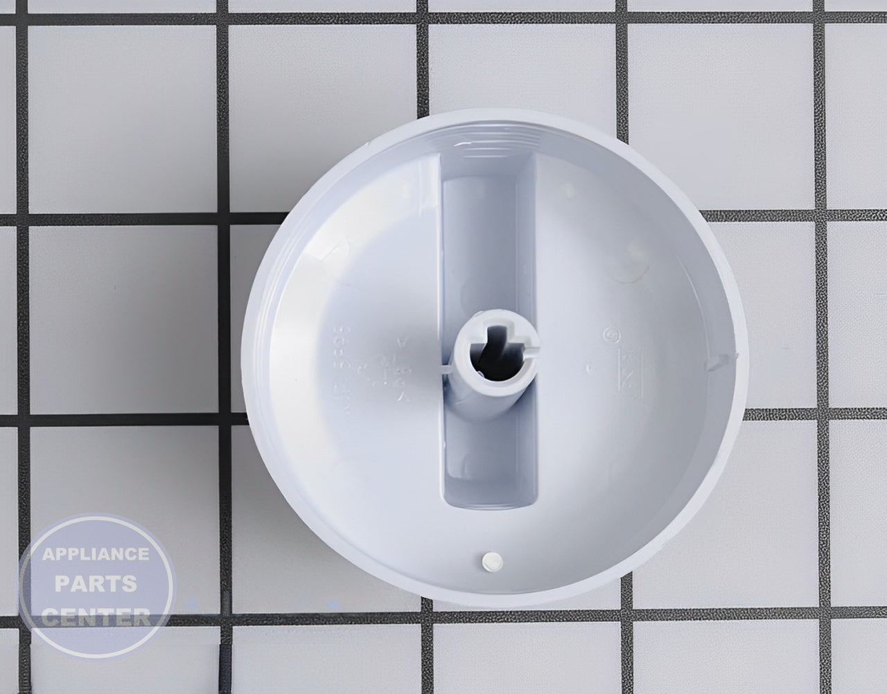 Control Knob WPW10160648 - Side view with 1.5-inch diameter