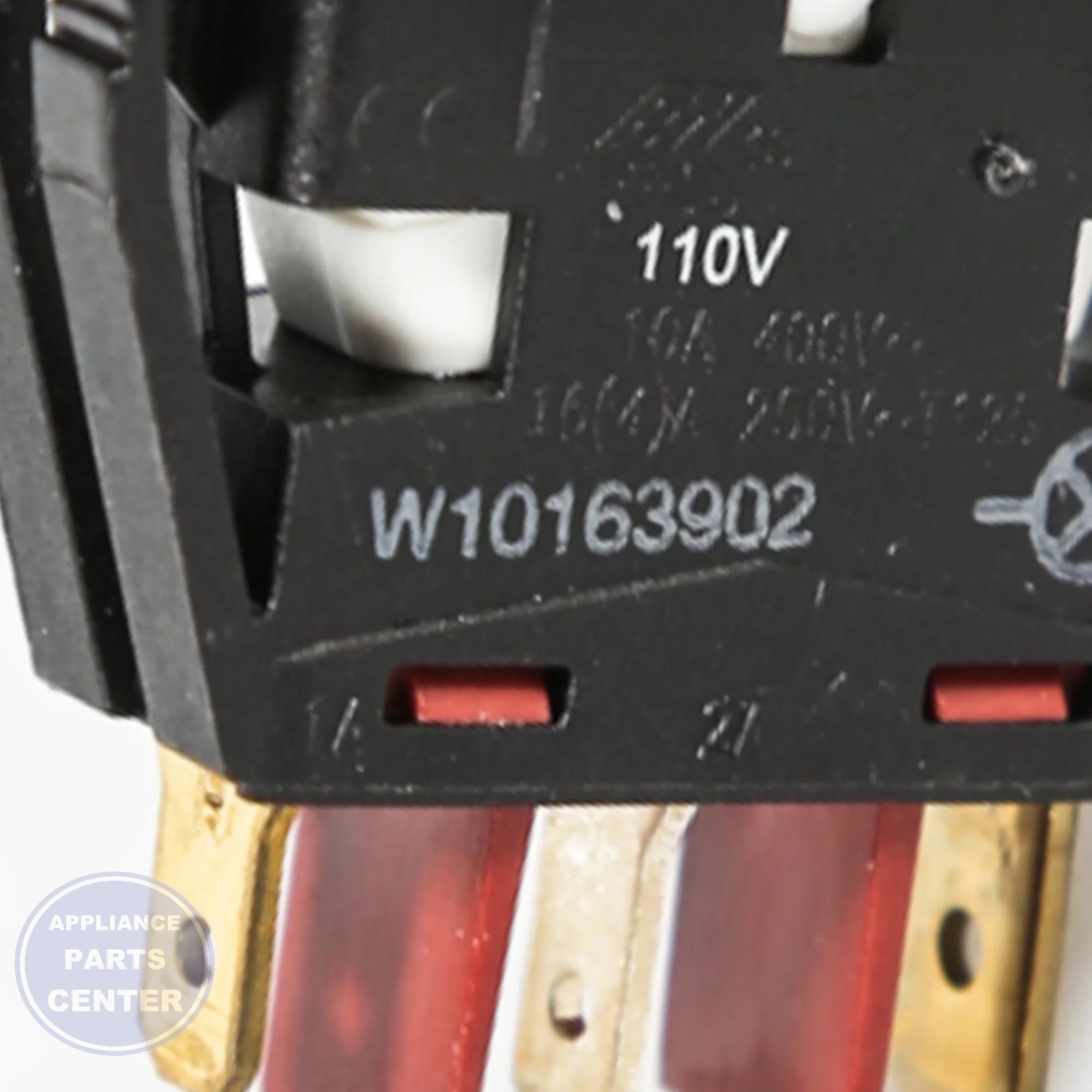 WPL SWITCH WPW10163902 - Installation in specific model showcasing key mounting points