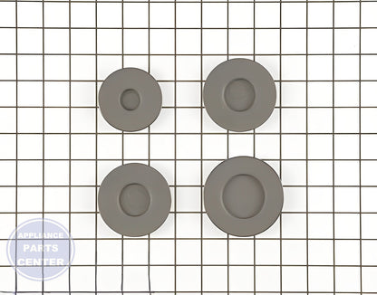 WHIRLPOOL BURNER CAP WPW10170554 - Detailed view of gas flow control valve