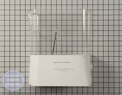 Whirlpool Refrigerator Ice-Container WPW10170986 - Main view showing 5 lbs capacity for various Whirlpool models