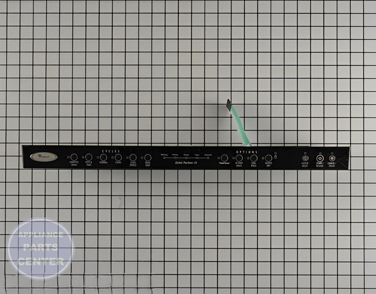 Whirlpool Touchpad and Control Panel WPW10175239 - Main view showing sleek design for W10164388 models