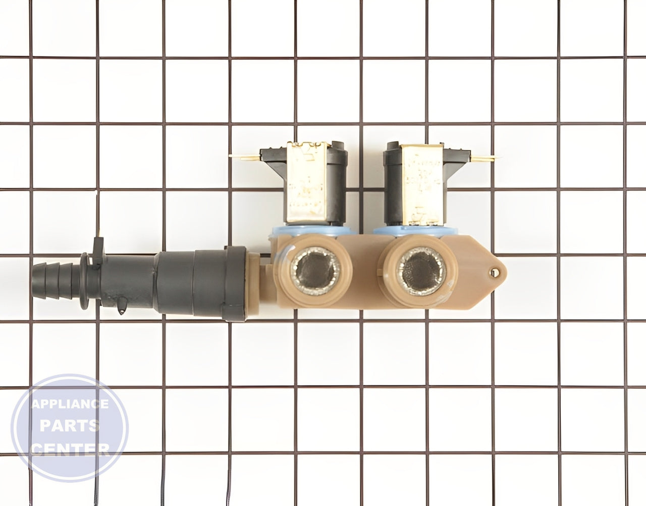 WHIRLPOOL VALVE WPW10175893 - Main view showing water flow improvement for Whirlpool models