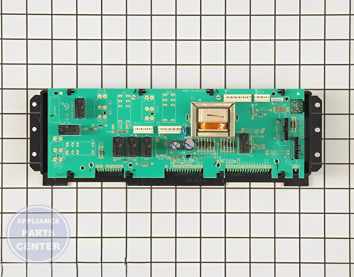 WHIRLPOOL Electronic Control Board WPW10177195 - Detailed view of the circuit board and timer features