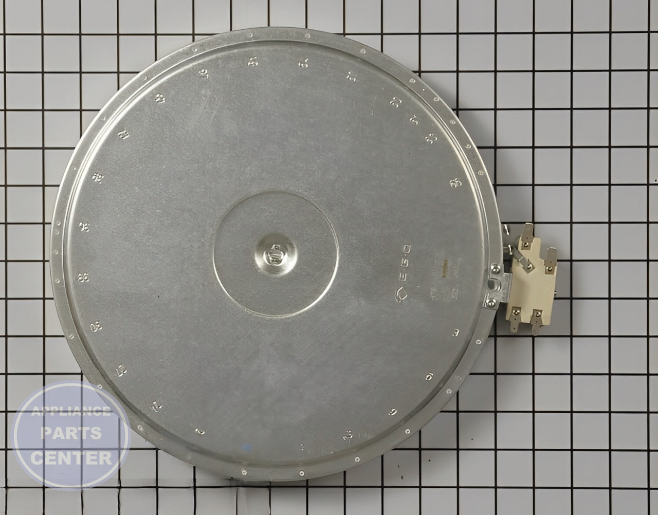 Radiant Surface Element WPW10178016 - Detailed view of 500°F maximum temperature capability