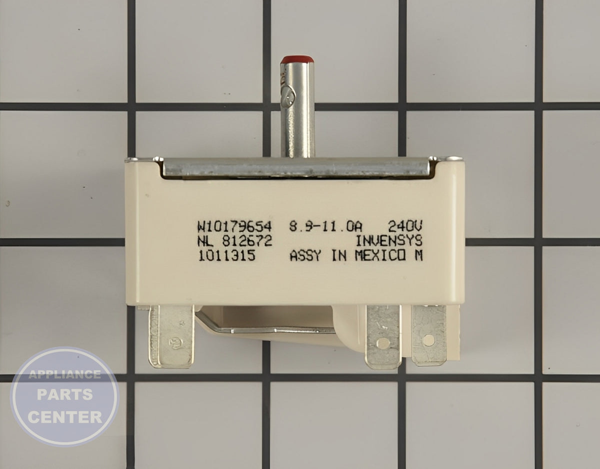 WHIRLPOOL REFRIGERATOR INFINITE SWITCH WPW10179654 - Main view showing precise temperature control for various models
